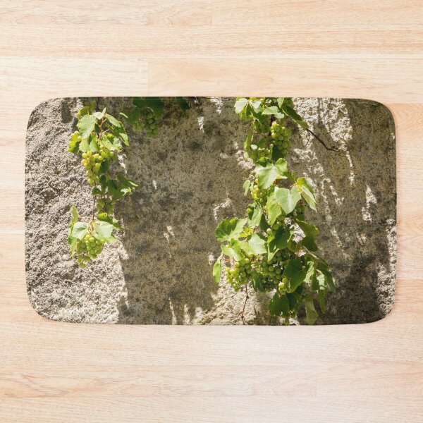 Item preview, Unusual Grape Harvest - Grapevines Trailing Down a Rough Wall designed and sold by Georgia Mizuleva.
