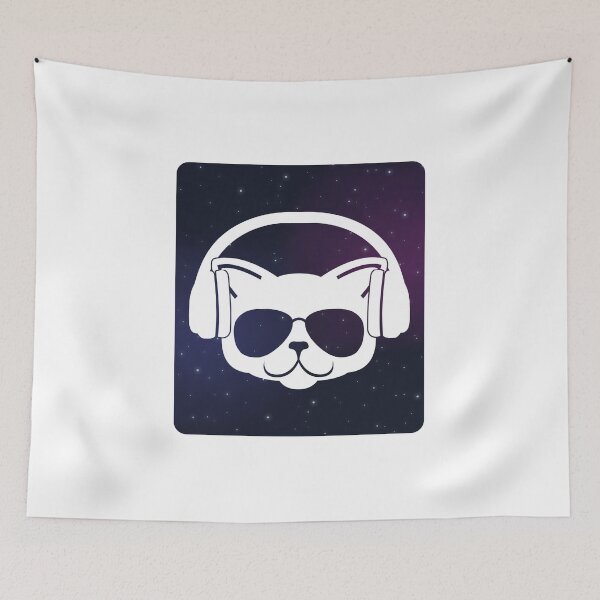 Item preview, Music listening cat in the universe designed and sold by nmdesigns1.