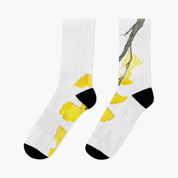 Item preview, hand painted Golden Ginkgo  watercolor designed and sold by ColorandColor.