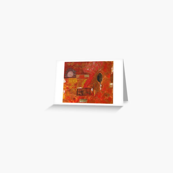 flower and leaf Greeting Card