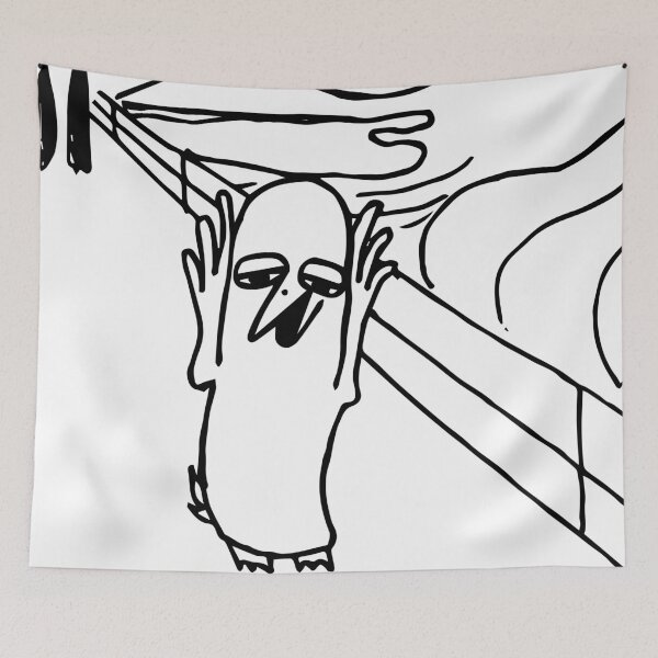 Item preview, The Scream designed and sold by CreepyLilDucks.