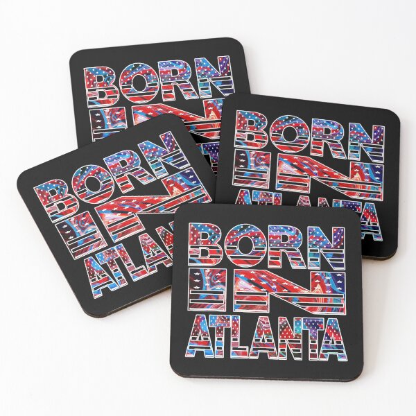 Item preview, Born In Atlanta (Black T-Shirt) designed and sold by SassyClassyMe.