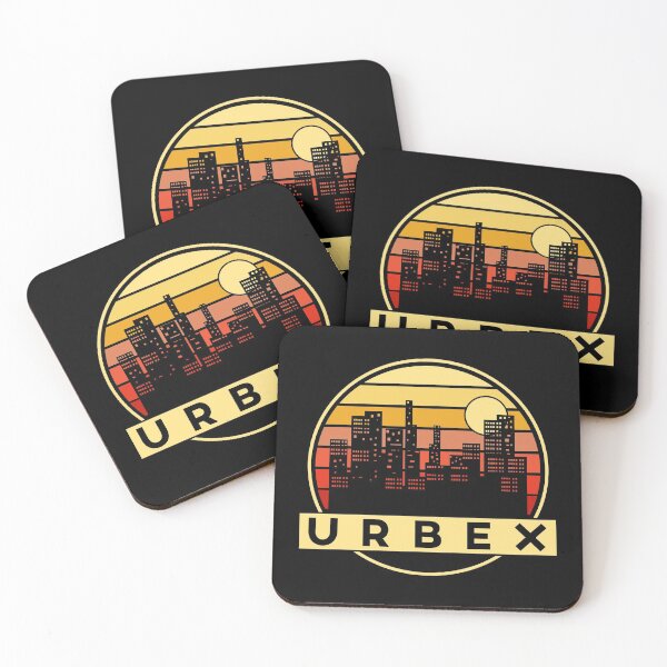 Item preview, Retro Sunset Urbex (Urban Exploration) Cityscape Logo designed and sold by MadPanda.