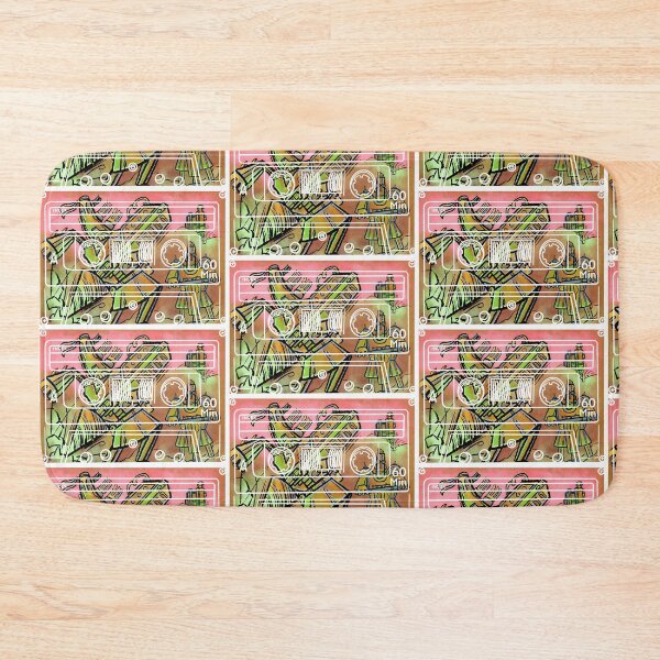 Item preview,  Pop-art tape cassette Robots digging in the ground designed and sold by Gammaraybots.