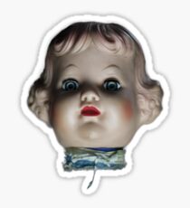 Doll Head T-Shirt Sticker