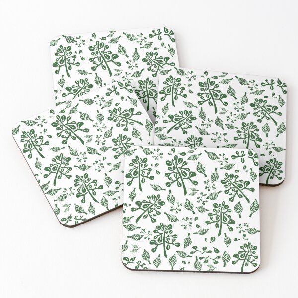Item preview, Modern flower garden - green designed and sold by MrsDeeDesigns.
