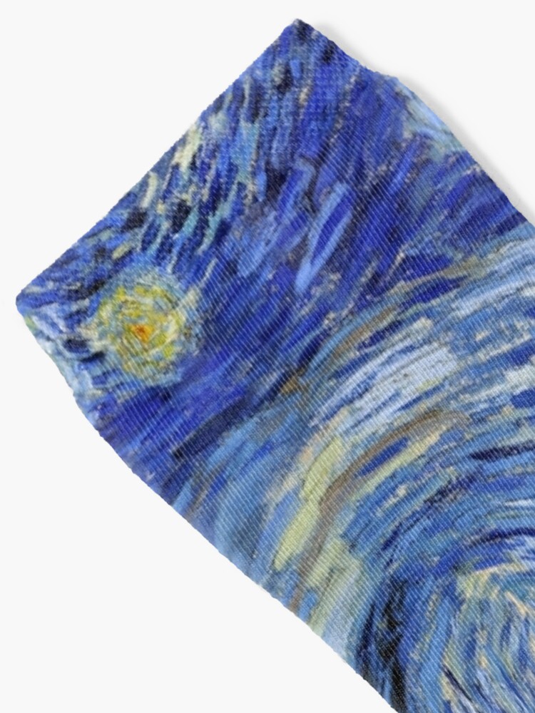 Alternate view of Starry Night, Van Gogh Socks