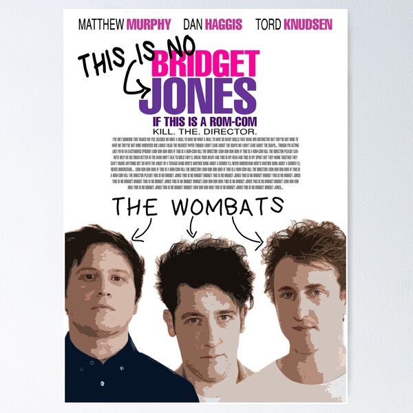 Item preview, Wombats ➤ Kill The Director designed and sold by Sound-Tees.