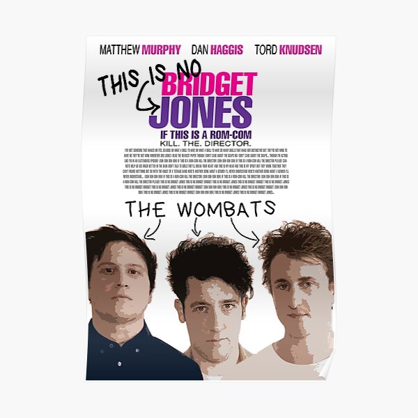 Wombats ➤ Kill The Director Poster