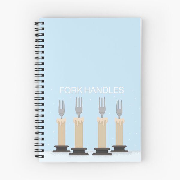 Item preview, Fork Handles / four candles funny Christmas design designed and sold by TryStar.
