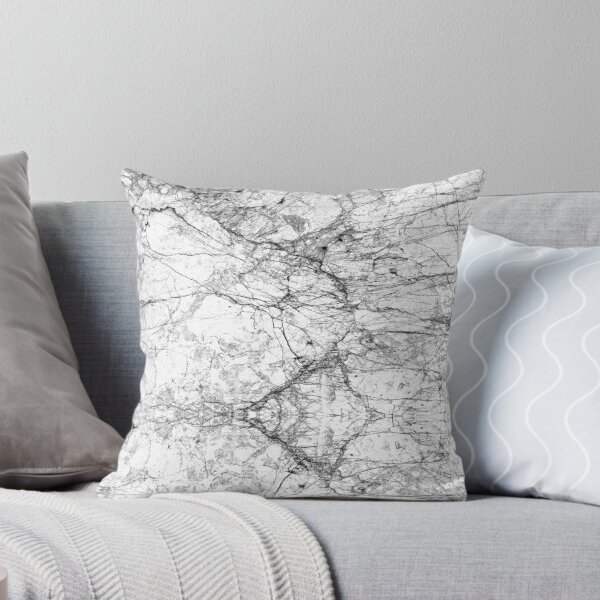 Item preview, Black and White Modern Faux Marble Pattern designed and sold by Blkstrawberry.