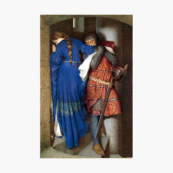 The Meeting on the Turret Stairs - Frederick Burton 1864 Photographic Print