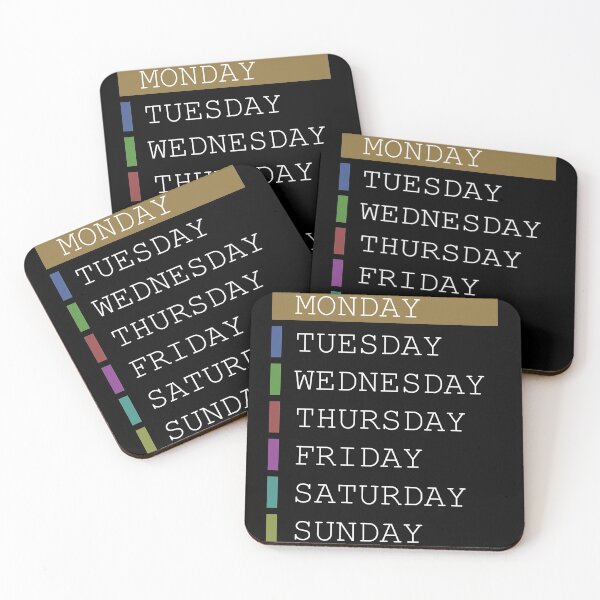 Item preview, Monday weekday clothing decision support designed and sold by yourtravelguide.