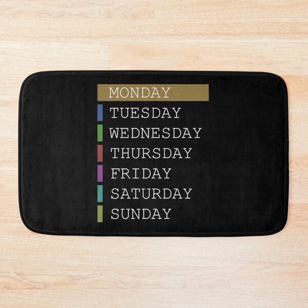 Item preview, Monday weekday clothing decision support designed and sold by yourtravelguide.