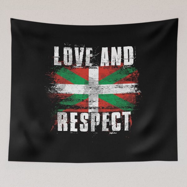 Item preview, Love and Respect Basque Flag   Basque Country Pride T Shirt designed and sold by ockshirts.