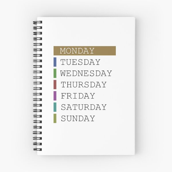 Item preview, Monday weekday clothing decision support designed and sold by yourtravelguide.