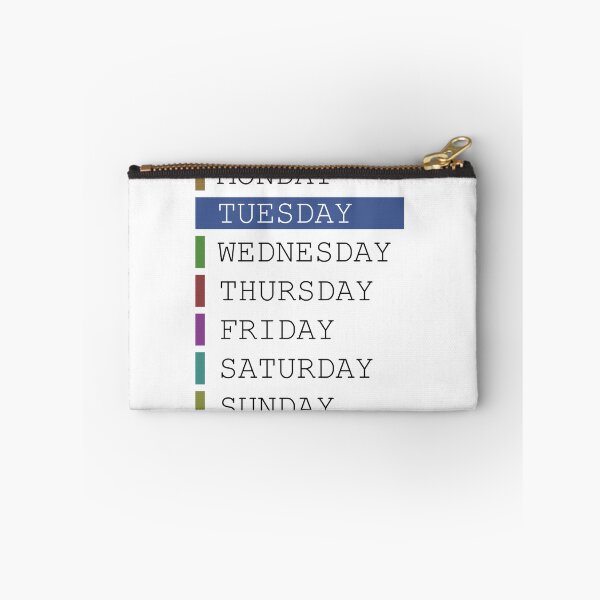 Item preview, Tuesday weekday clothing decision support designed and sold by yourtravelguide.