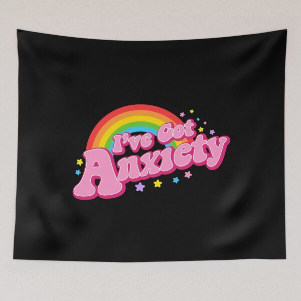 Item preview, I've Got Anxiety Rainbow & Stars designed and sold by Jay Bayne.
