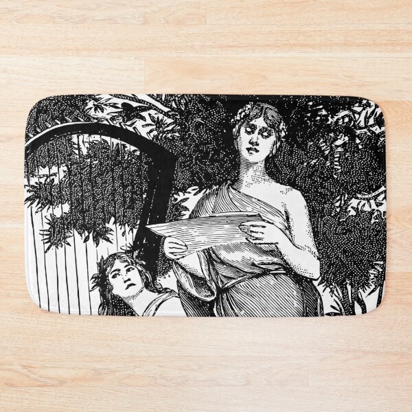 Item preview, Woman with harp. designed and sold by emphatic.