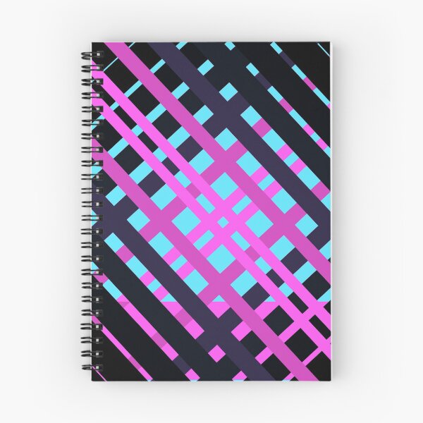 Item preview, Geometric pattern stripes pink black  designed and sold by Carolina Salazar.