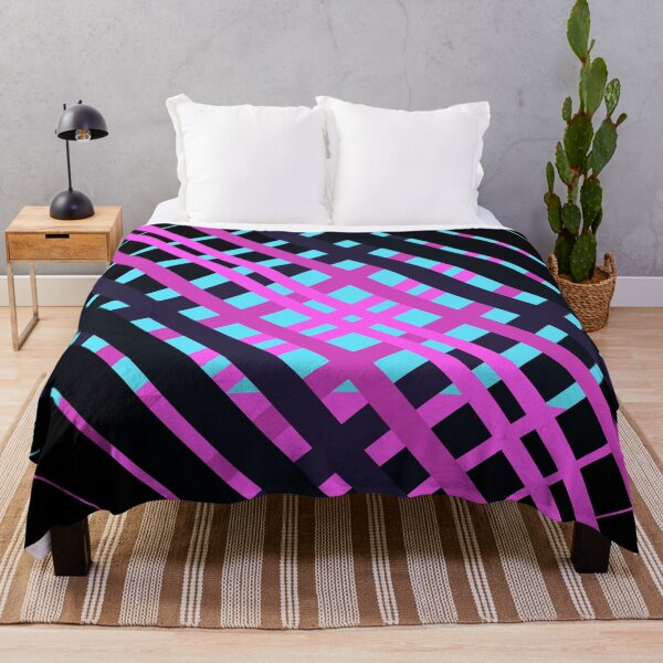 Item preview, Geometric pattern stripes pink black  designed and sold by Carolina Salazar.