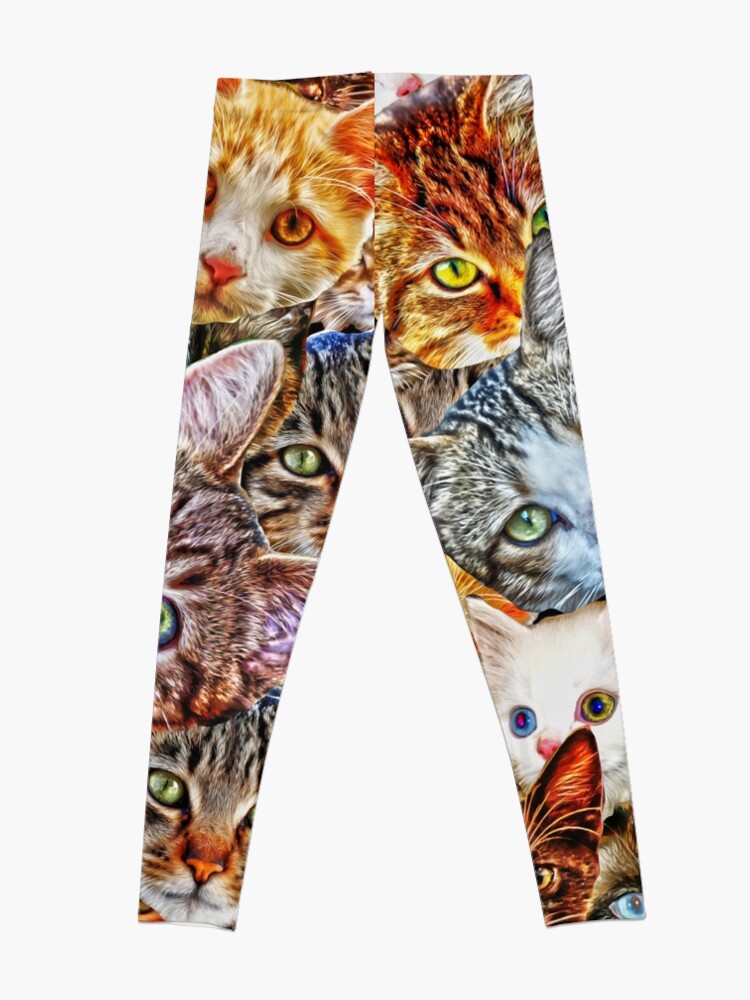 Alternate view of Cat Collage Leggings