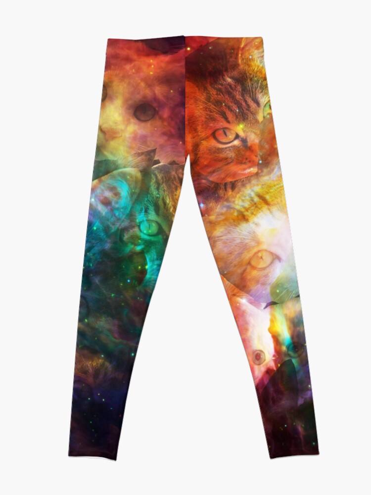 Alternate view of Kitty Galaxy Leggings