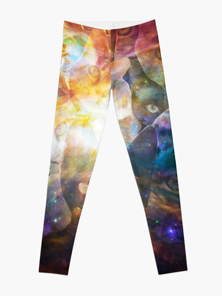 Alternate view of Kitty Galaxy Leggings