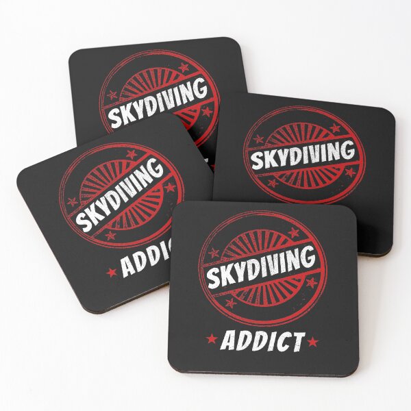 Item preview, Skydiving Addict Parachuting Retro Sports Design designed and sold by TexasMerch.