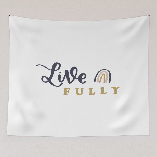 Item preview, Live Fully with Rainbow designed and sold by kelseyhaver.