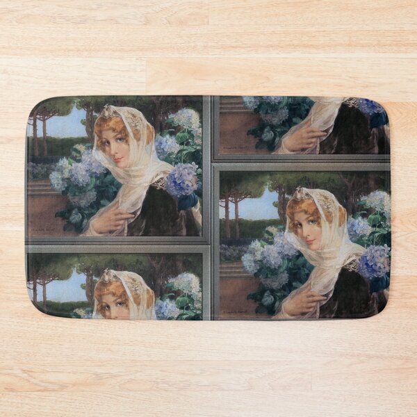 Item preview, Young Woman with Hydrangeas by Élisabeth Sonrel designed and sold by Xzendor7 Digital Art Creations.