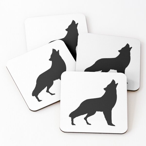 Item preview, Wolf silhouette designed and sold by fourretout.