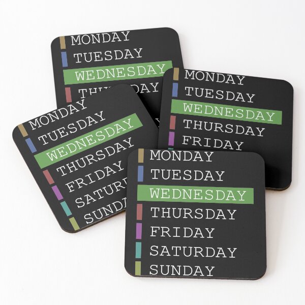 Item preview, Wednesday weekday apparel decision support designed and sold by yourtravelguide.