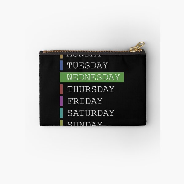 Item preview, Wednesday weekday apparel decision support designed and sold by yourtravelguide.