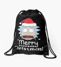 Lustige Rick Frohe Rülpsen Weihnachten (Rick und Morty) Turnbeutel