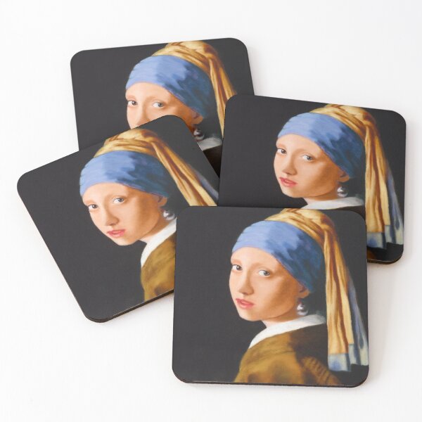 Item preview, Reproduction of Johannes Vermeer's work "Girl with a Pearl Earring" designed and sold by Elaine Rittler.