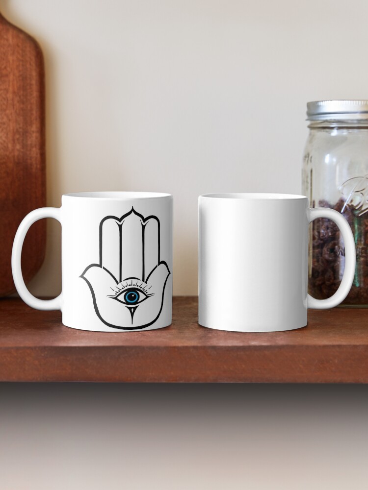 Simple Modern Hamsa Hand of Fatima Coffee Mug for Sale by Blkstrawberry