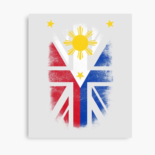 British Filipino Flag Philippines And Uk Pride T Shirt Canvas Print For Sale By Ockshirts 3207