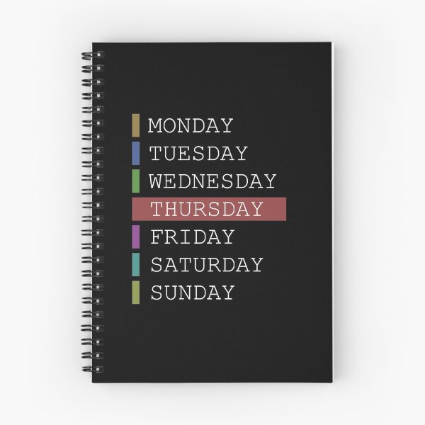 Item preview, Thursday weekday clothing decision support designed and sold by yourtravelguide.