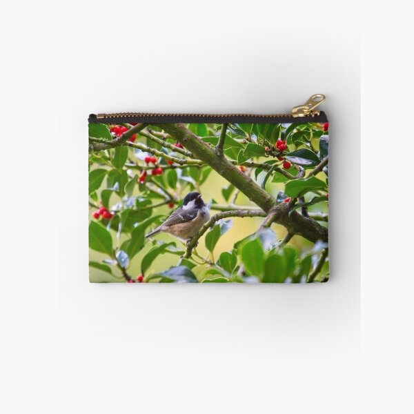 Item preview, Coal Tit (Periparus ater) In A Holly Tree designed and sold by Rob Cole Photography.