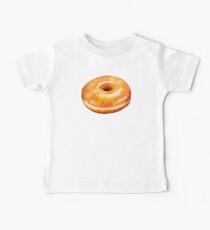Glazed Donut Pattern Baby T-Shirt