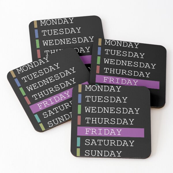 Item preview, Friday weekday apparel decision support designed and sold by yourtravelguide.