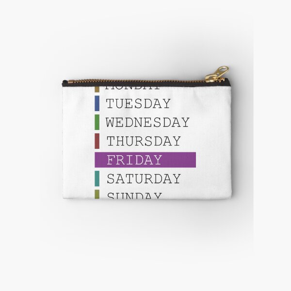 Item preview, Friday weekday apparel decision support designed and sold by yourtravelguide.