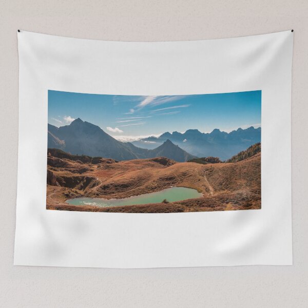 Item preview, The Bordaglia lake in a colorful autumn day designed and sold by zakaz86.