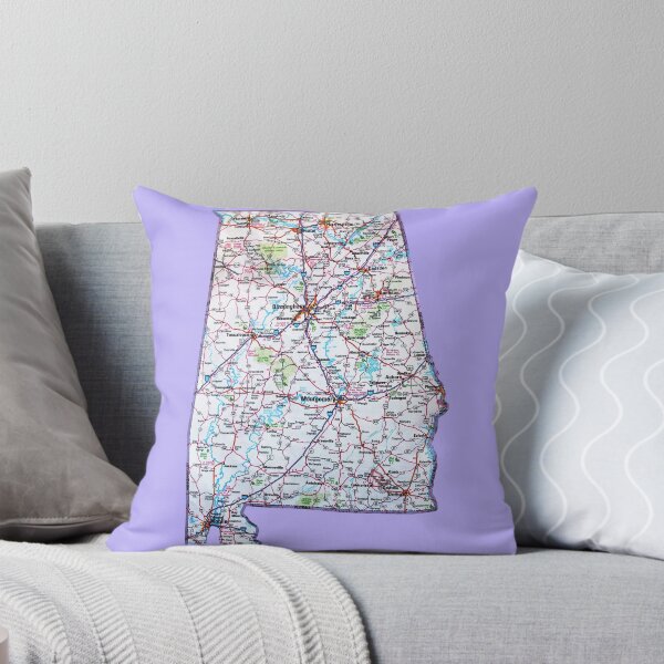 Item preview, Alabama Roadmap designed and sold by Havocgirl.