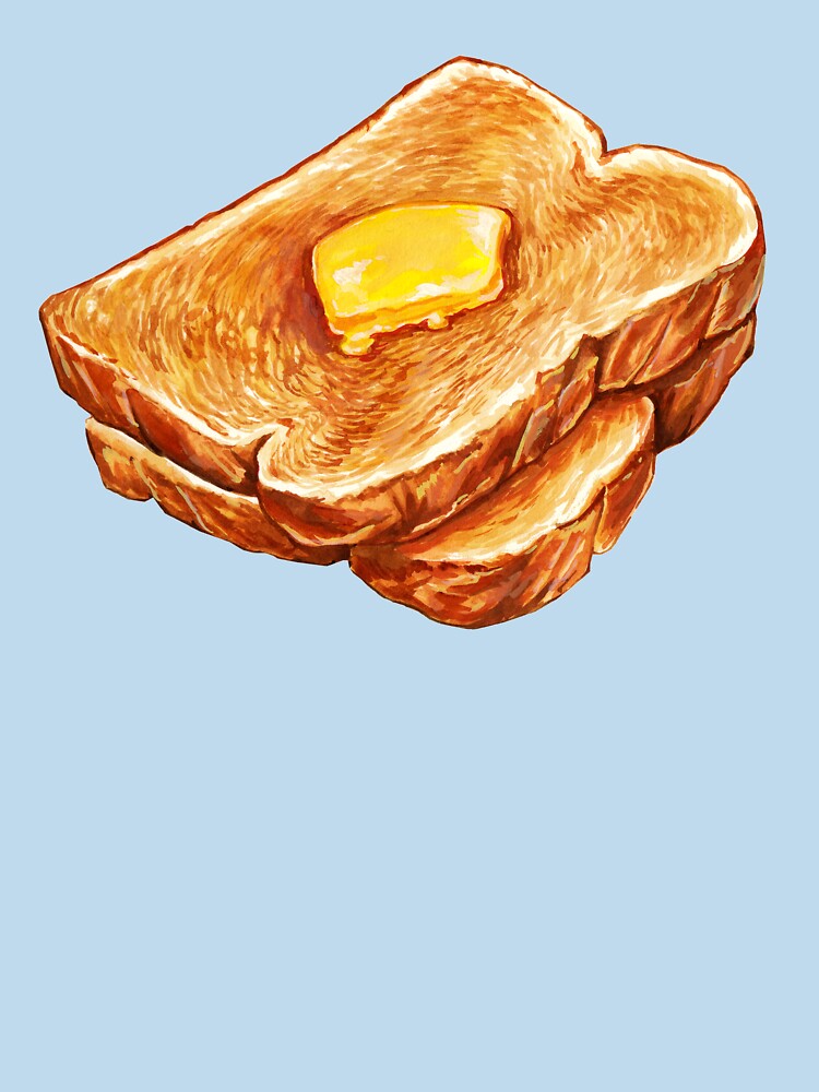 Thumbnail 7 of 7, Essential T-Shirt, Buttered Toast Pattern designed and sold by KellyGilleran.