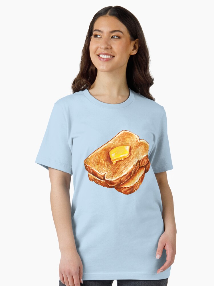 Thumbnail 2 of 7, Essential T-Shirt, Buttered Toast Pattern designed and sold by KellyGilleran.