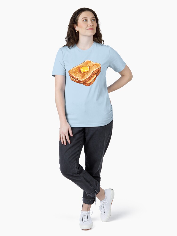 Thumbnail 4 of 7, Essential T-Shirt, Buttered Toast Pattern designed and sold by KellyGilleran.