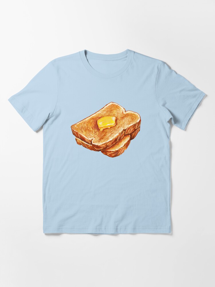 Thumbnail 3 of 7, Essential T-Shirt, Buttered Toast Pattern designed and sold by KellyGilleran.