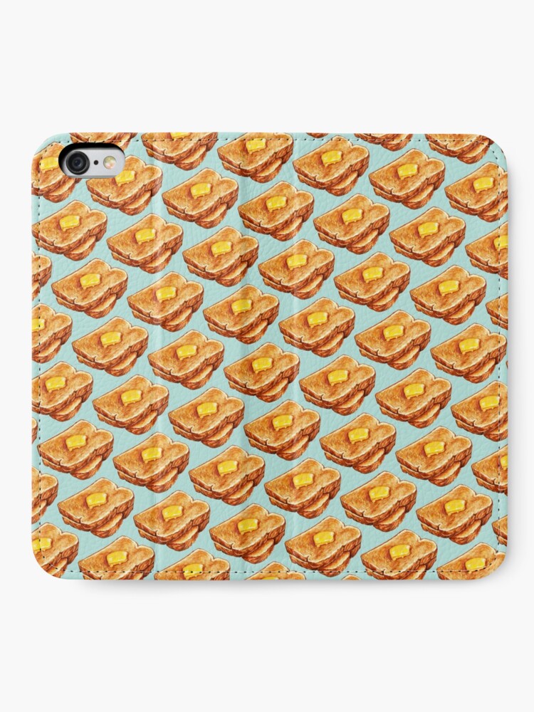 Alternate view of Buttered Toast Pattern iPhone Wallet